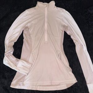Baby pink vintage Lululemon quarter zip